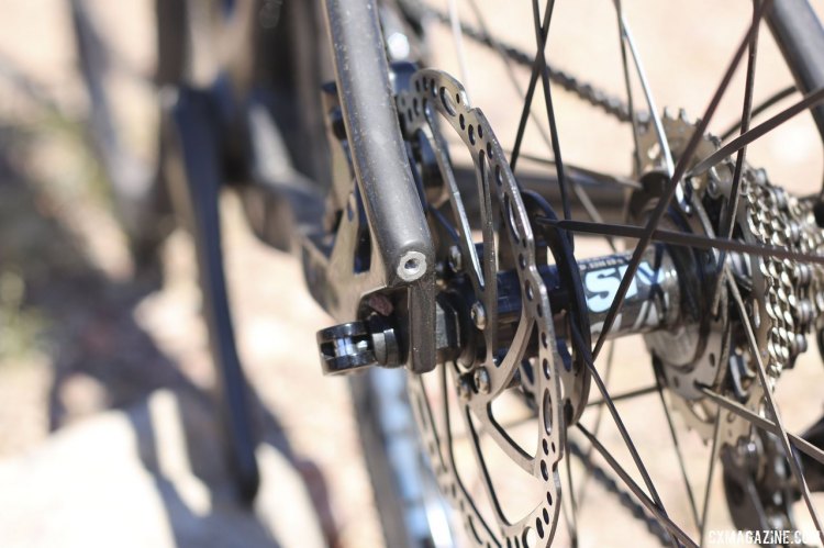 Hidden fender mounts add to the versatility of the 2015 Jamis Renegade. © Cyclocross Magazine
