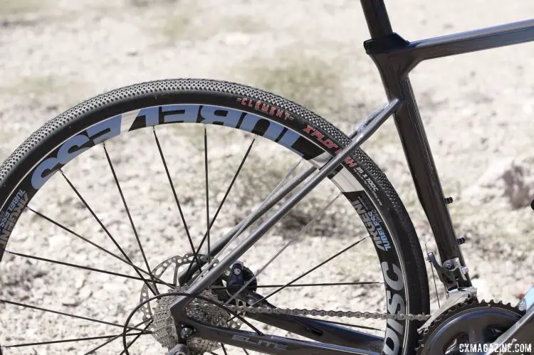 The American Classic ARGENT tubeless wheel set comes stock on the Renegade Elite, just like the 2015 Supernova. © Cyclocross Magazine