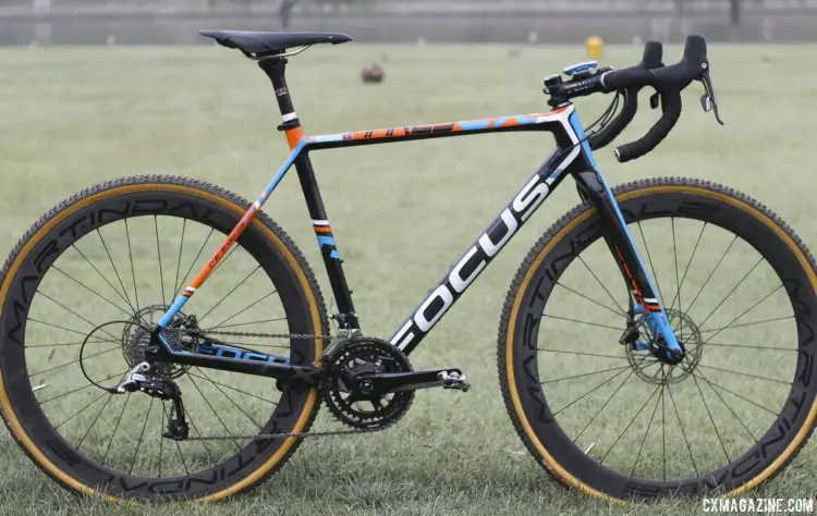 Sonic's Andrew Reardon's Focus Mares Rival22 HydroR cyclocross bike. © Cyclocross Magazine