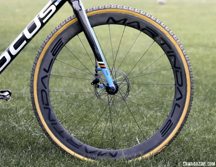 The Sonic team is sponsored by Martindale wheels, a small hand-made Nashville wheel company. © Cyclocross Magazine