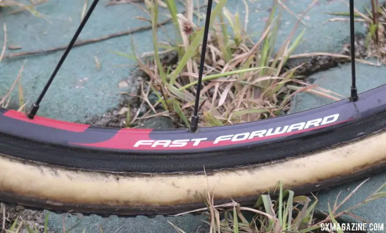 Al rides with Fast Forward Wheels, a younger cycling company that hand-builds their wheels in Holland © Cyclocross Magazine