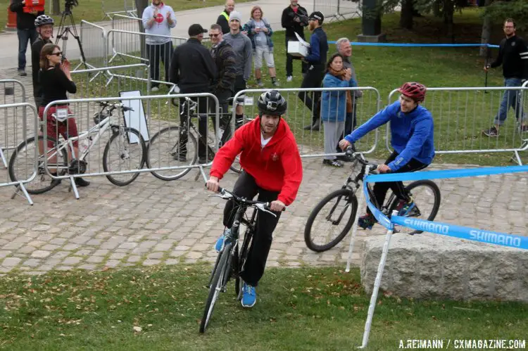 Winnipeg radio personality “Toby” of Virgin 1031 took the overall win in the knockout, head-to-head media and personalities race. © Andrew Reimann