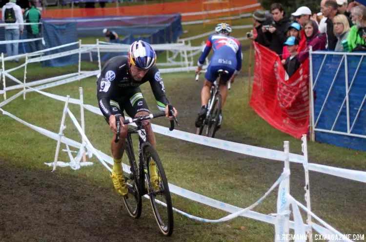 Tim Johnson told us he could finally “pedal” once again at Providence. He rode for most of the race alone in a dictating position in second. © Andrew Reimann