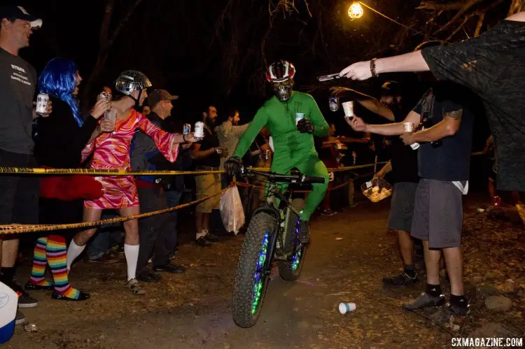 Most race promoters get a bit nervous when the head of Parks & Rec shows up. Folsom's manager fully participates in Rodeo Cross. © Cyclocross Magazine