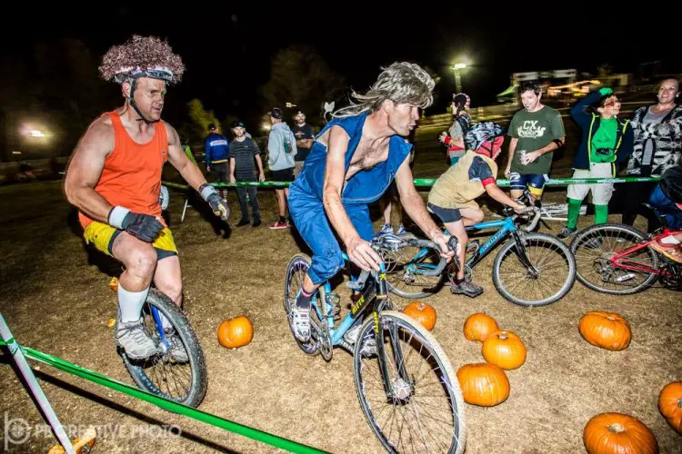 Spooky Crossing through the pumpkin barrier. © Philip Beckman/PB Creative