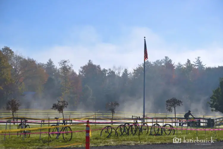 Autumn in New England set the stage for the fourth annual Minuteman Cyclocross Race. © Katie Busick Photography