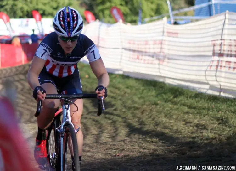 Compton’s talent is often on display at the KMC Cyclo-Cross Festival, a favorite venue among pro athletes. © Andrew Reimann