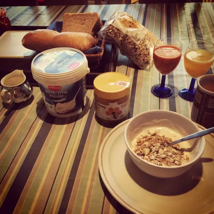 Anderson’s breakfast, prep for cycling or just giving an extra boost to the immunity. © Elle Anderson