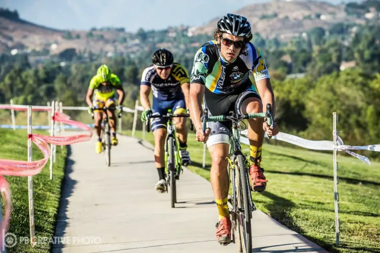 Andrew Juiliano leads Rex Roberts and Alfred Pacheco at Anza Crossing. © Philip Beckman/PB Creative