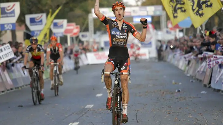 20-year-old Wout van Aert wins Koppenbergcross over Sven Nys and Kevin Pauwels.