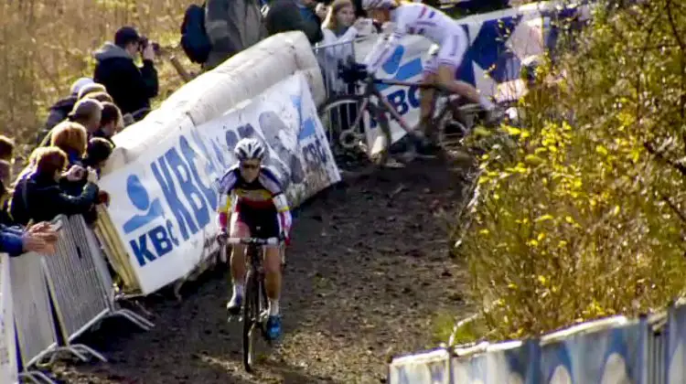 Even with hydraulic disc brakes, riding the descents was risky at best.