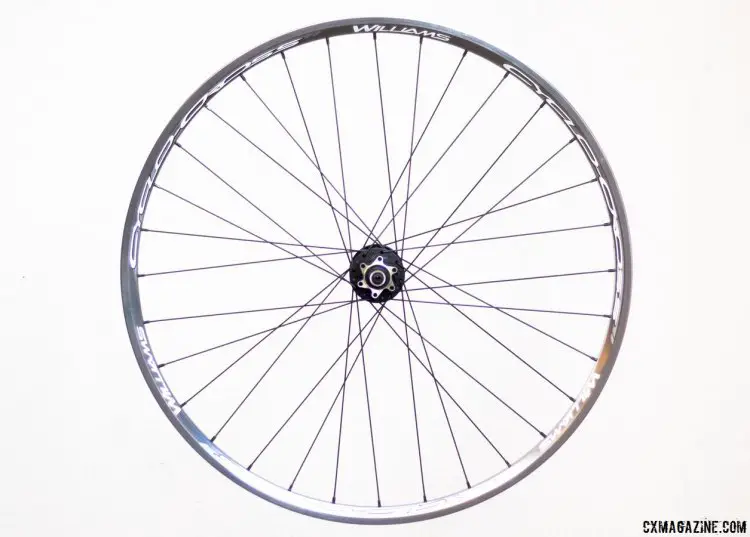 Williams Cycling Cyclo-cross Disc Alloy wheels, and as the name suggests, they are built with cyclocross in mind. © Cyclocross Magazine