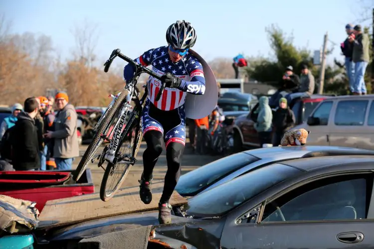 Junkyard rider from New Jersey as Jonathan Page as Captain America. © Scott Kingsley | ScottKingsleyPhotography.com