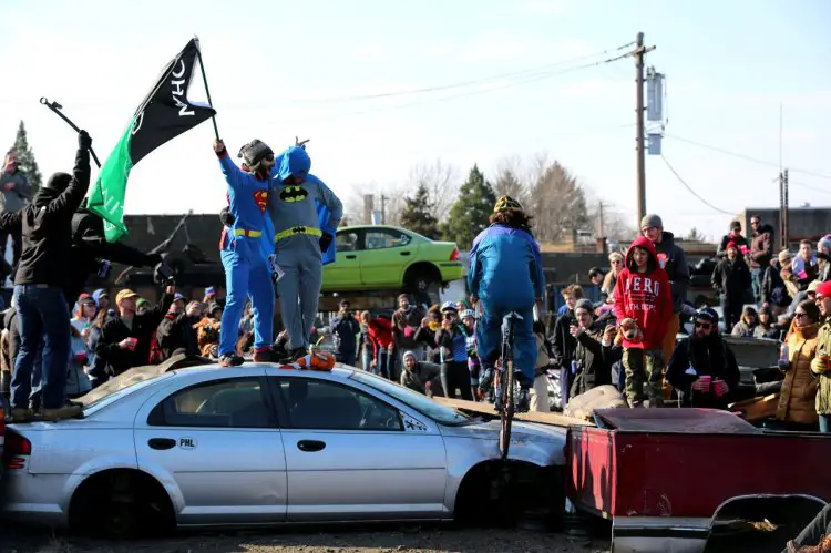 Bunnyhopping cars? Even the superheroes are impressed. © Scott Kingsley | ScottKingsleyPhotography.com