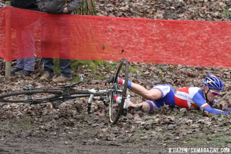 Namur is well-known for being a technical race that challenges the limits of riders’ abilities. © Bart Hazen/Cyclocross Magazine