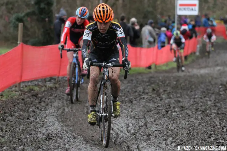 Crystal Anthony has been notching up top 25s in Europe. © Bart Hazen/Cyclocross Magazine