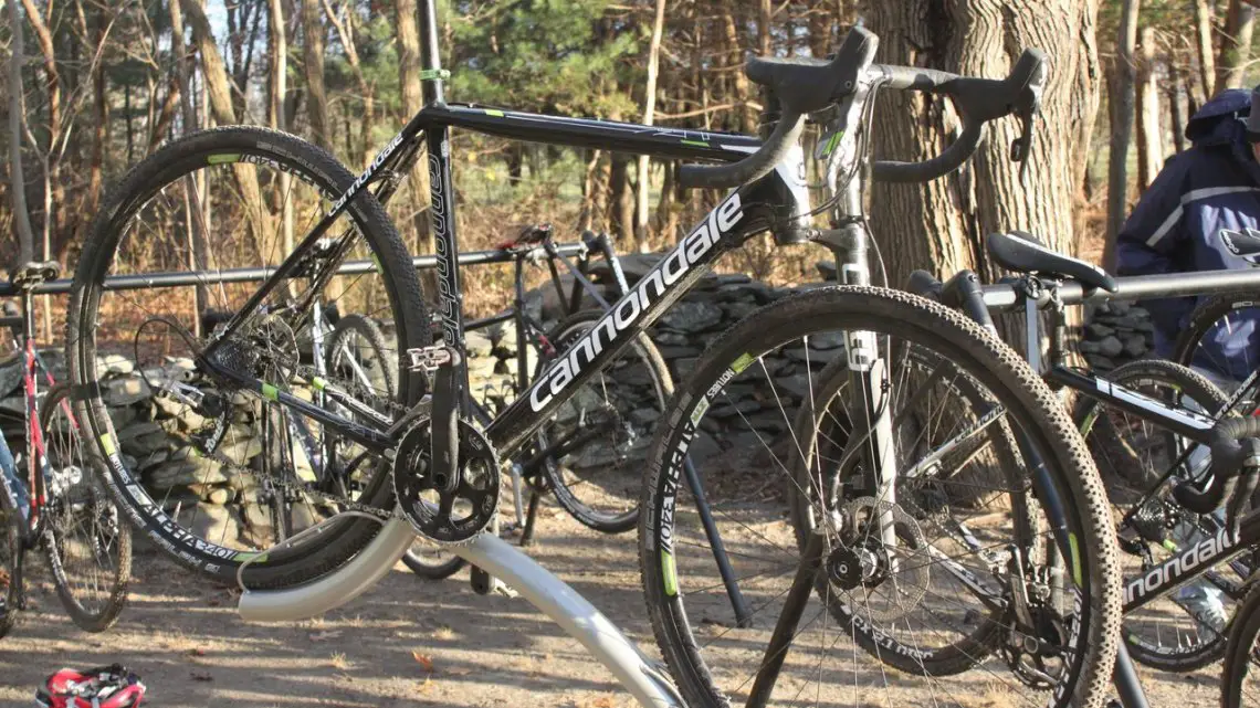 The Cannondale SuperX with a lefty fork at NBX. © Andrew Reimann / Cyclocross Magazine