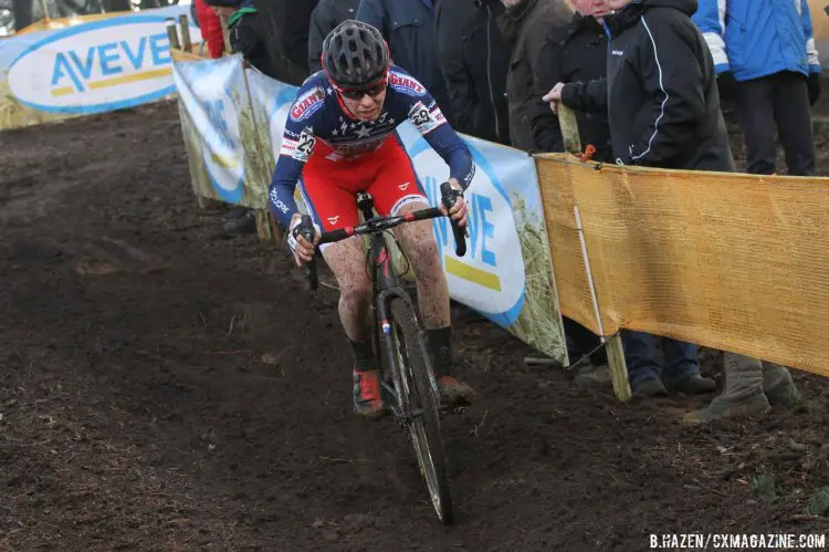 Once again, Logan Owen lead the Red, White and Blue in the U23 race. © Bart Hazen/Cyclocross Magazine