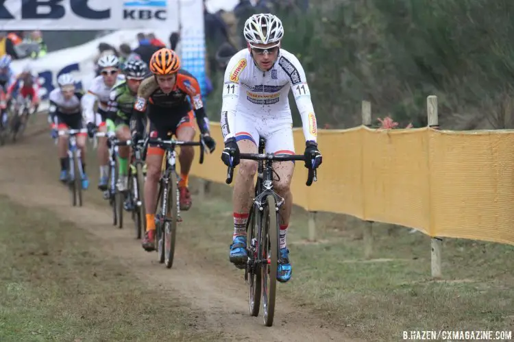 Pauwels retained his overall World Cup series lead with a second place today. © Bart Hazen/Cyclocross Magazine