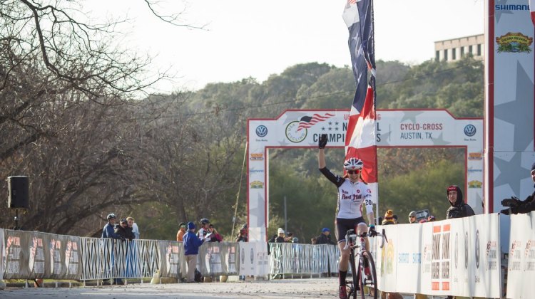 Bruno Roy repeats as Singlespeed National Champion - Zilker Park, Austin, Texas © Brian Nelson / Cyclocross Magazine