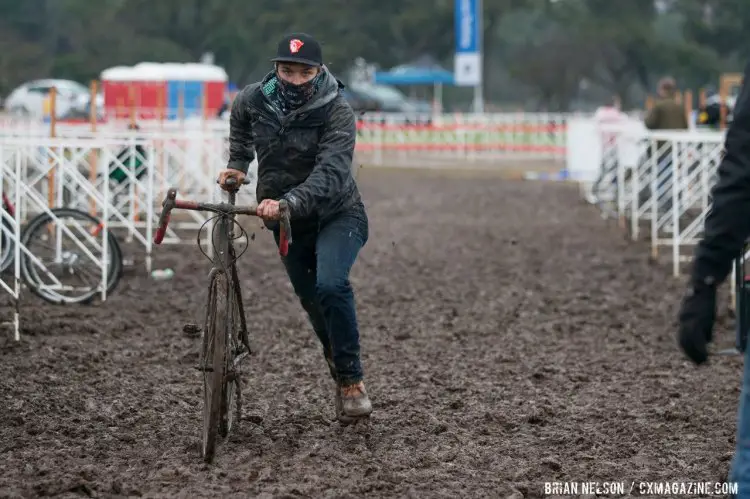 Many were plauged by drivetrain issues caused by the Texas mud - especially guys in the pits. © Brian Nelson