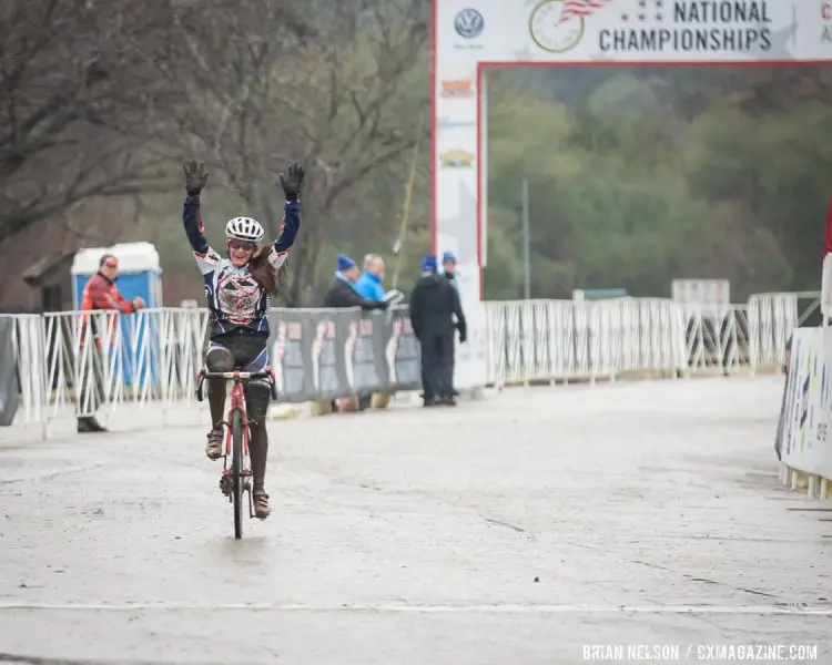 Katie Clouse (Cannondale Bicycles-Shimano) was the pre-race favorite, and did not disappoint. © Brian Nelson