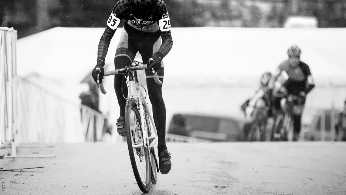Nolan Stevenson (Boulder Junior Cycling) started with a commanding lead. © Brian Nelson