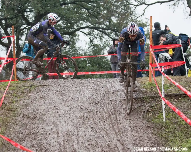 Brendan Rhim (Fuhrman University) and Robert Rimmer (King University) chased. © Brian Nelson