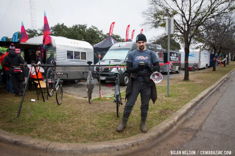 BTBTV streamed the Press Conference and fans made use of the bullhorns to broadcast it out. © Brian Nelson