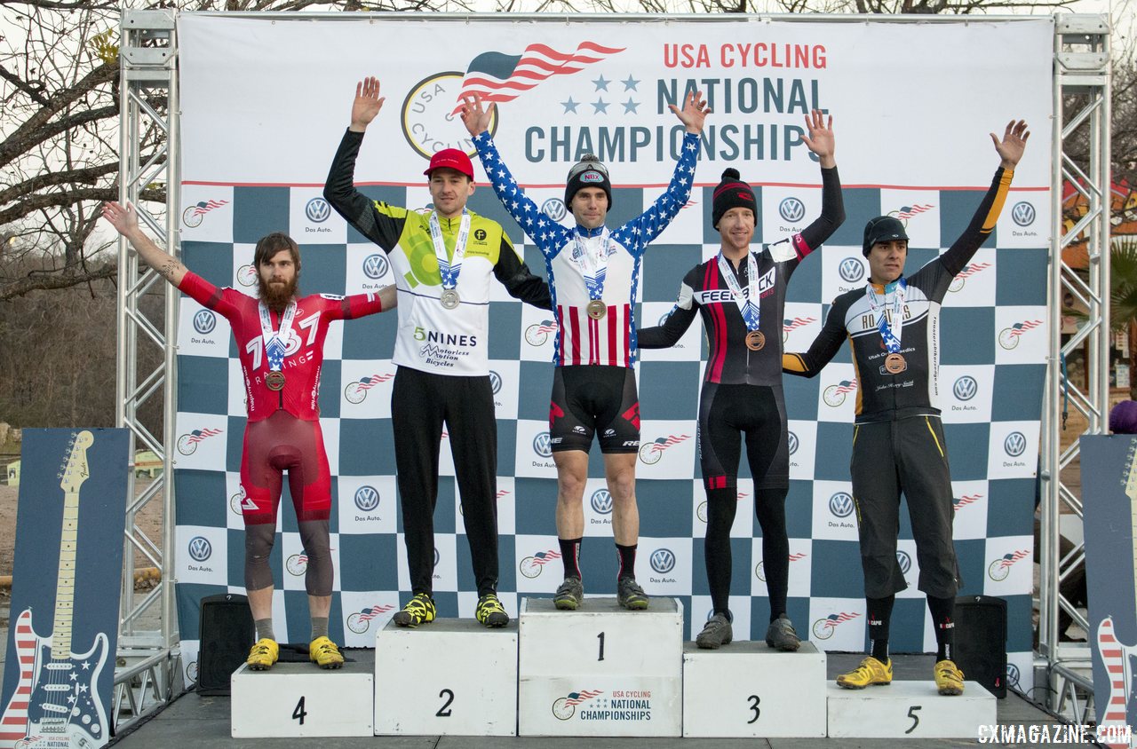 the-singlespeed-mens-podium-at-the-2015-cyclocross-national-championships-uhl-neff-lindine-allen-and-heithecker-cyclocross-magazine