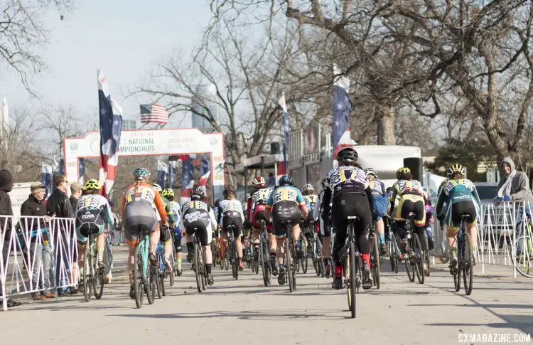 2015 Cyclocross National Championships, Singlespeed Women. © Cyclocross Magazine