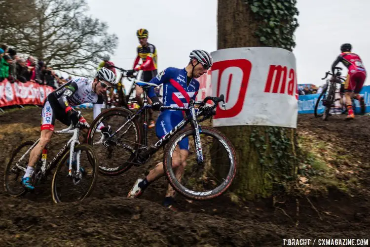 Powers had great showing for a top 15 today, but more impressively, he took a top ten in the overall standings with his great consistency. © Thomas van Bracht / Cyclocross Magazine