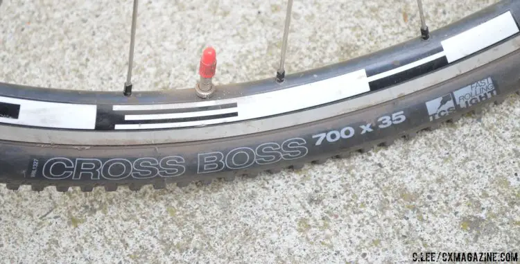 Like a boss: At 35mm wide, the WTB Cross Boss is designed with an audience larger than the UCI racer. © Cyclocross Magazine.