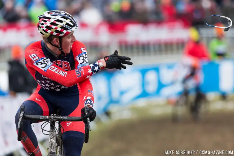 Gage Hecht's future is bright, but he doesn't need muddy shades. © Mike Albright / Cyclocross Magazine