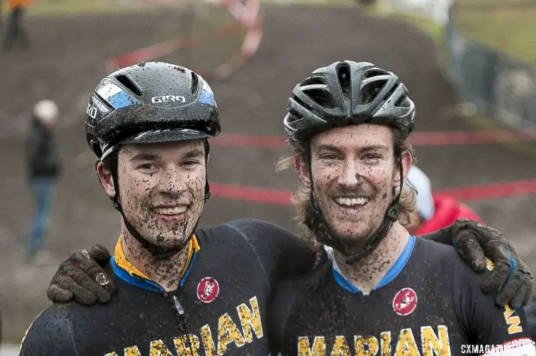 Dillman had a great ride with the Marian team to take first. © Cyclocross Magazine