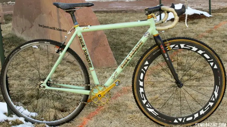 Ellen Sherrill's singlespeed Rock Lobster from the 2014 Cyclocross National Championships. © Cyclocross Magazine