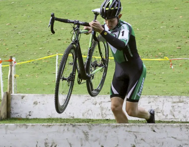 Jack Clarkson takes the barriers in Great Britain. © Clare Crabtree 