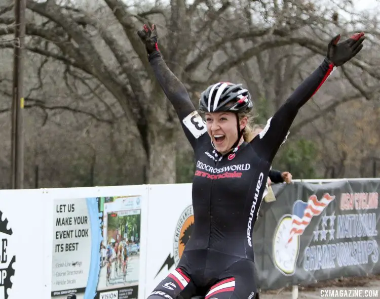 Emma White had a season she can now put behind her with a stunning win. © Cyclocross Magazine