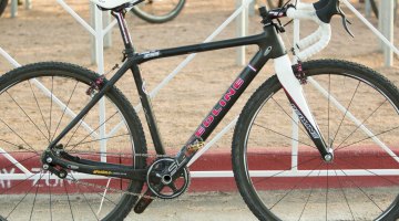 Justin Lindine's "Prototype" Singlespeed Redline Conquest - 2015 Cyclocross National Championships © Cyclocross Magazine