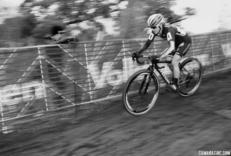 Katie Antonneau finished second behind her coach Katie Compton, just as she did in 2013 in Verona, WI. © Cyclocross Magazine