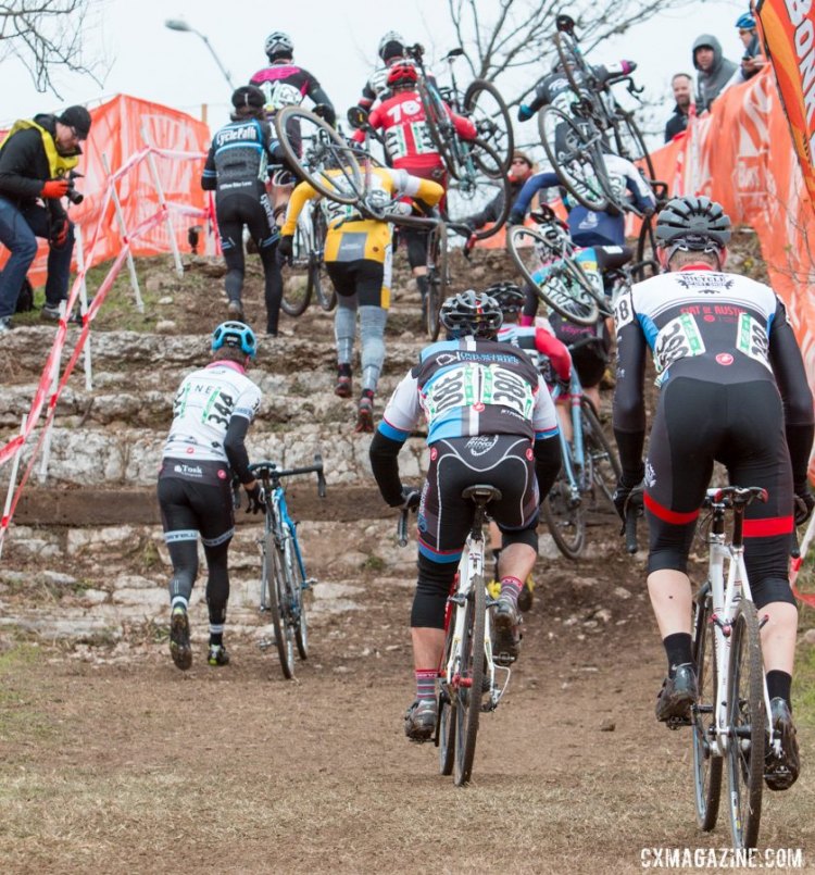 The Masters 40-44 race was one of the largest of the week. © Cyclocross Magazine