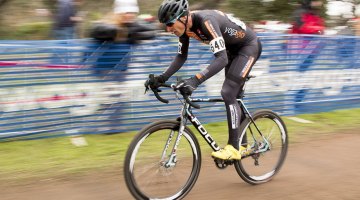Pete Webber moves up in category, wins 45-49 Masters Men, 2015 Cyclocross National Championship. © Cyclocross Magazine