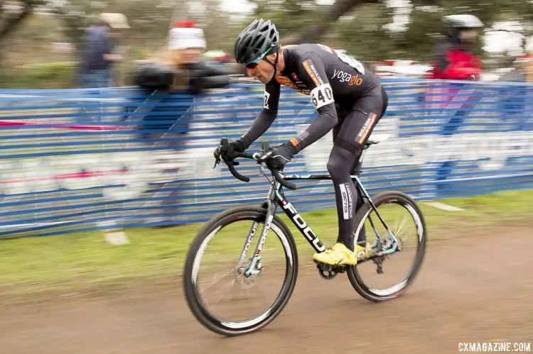 Pete Webber moves up in category, wins 45-49 Masters Men,  2015 Cyclocross National Championship. © Cyclocross Magazine
