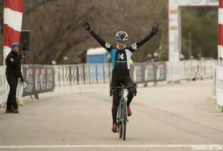 Thomas Price hasn't raced Cyclocross Nationals in four years, but made his return a successful one with the 2015 Masters 55-59 National Championship. © Cyclocross Magazine