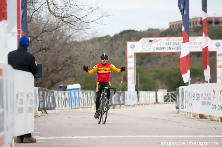 Phillip Bannister ( Putney/West Hill) kept an early lead to take the win. © Brian Nelson