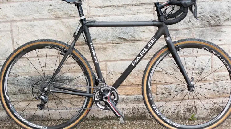 Phillip Bannister’s race winning Parlee CX cyclocross bike blends modern materials and components with a hit of classic style. © Cyclocrosss Magazine