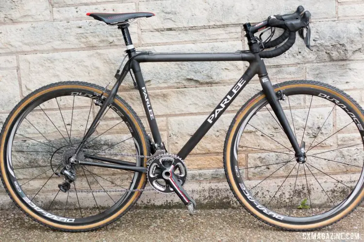 Phillip Bannister’s race winning Parlee CX cyclocross bike blends modern materials and components with a hit of classic style. © Cyclocrosss Magazine