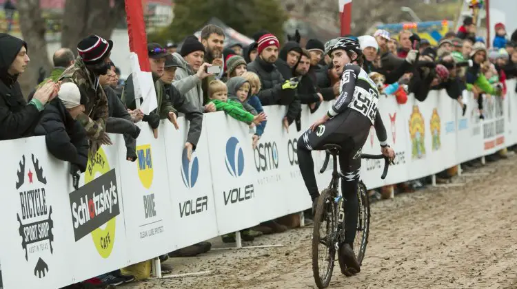 Zach McDonald finished third in front of his newly-adopted home crowd. 2015 Cyclocross National Championships - Elite Men. © Cyclocross Magazine