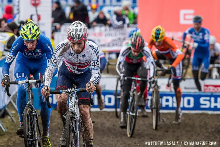 Ian Field finished 21st, besting the Americans, but had hoped for a top 15. © Matthew Lasala / Cyclocross Magazine