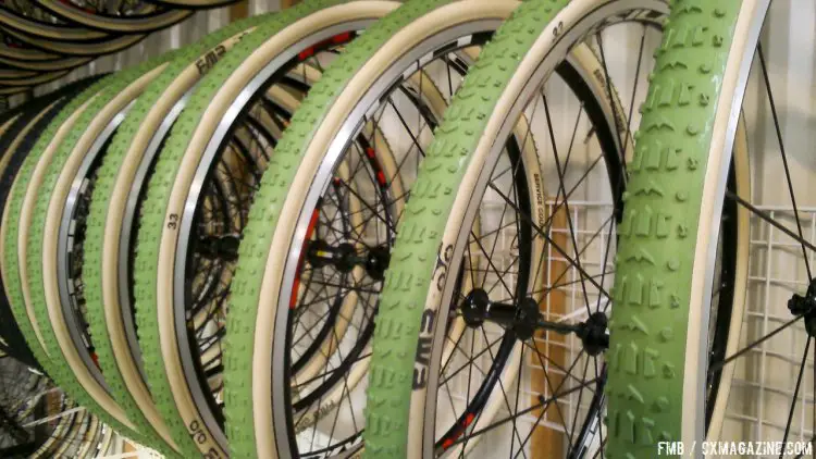 FMB tubular tires go green with the company's new Silica compound rubber. photo: FMB